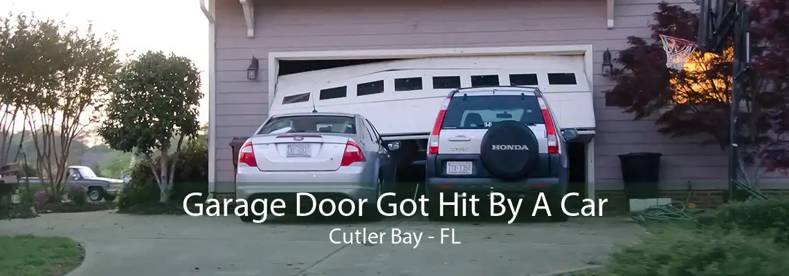 Garage Door Got Hit By A Car Cutler Bay - FL