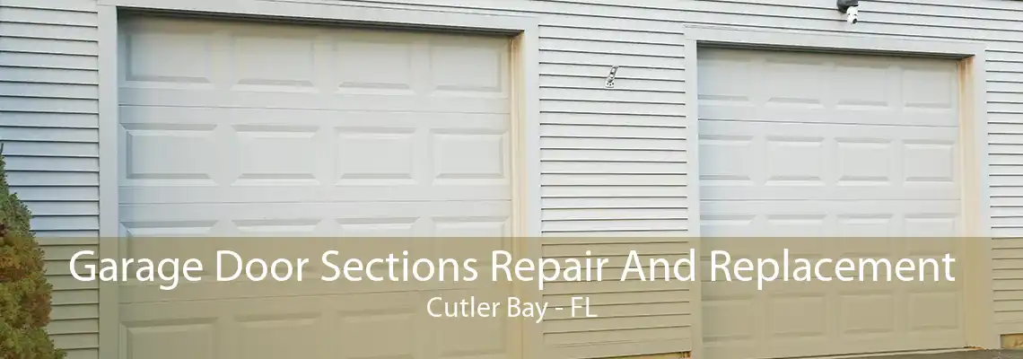 Garage Door Sections Repair And Replacement Cutler Bay - FL