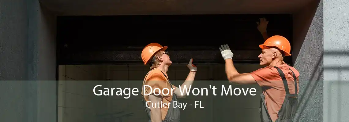 Garage Door Won't Move Cutler Bay - FL