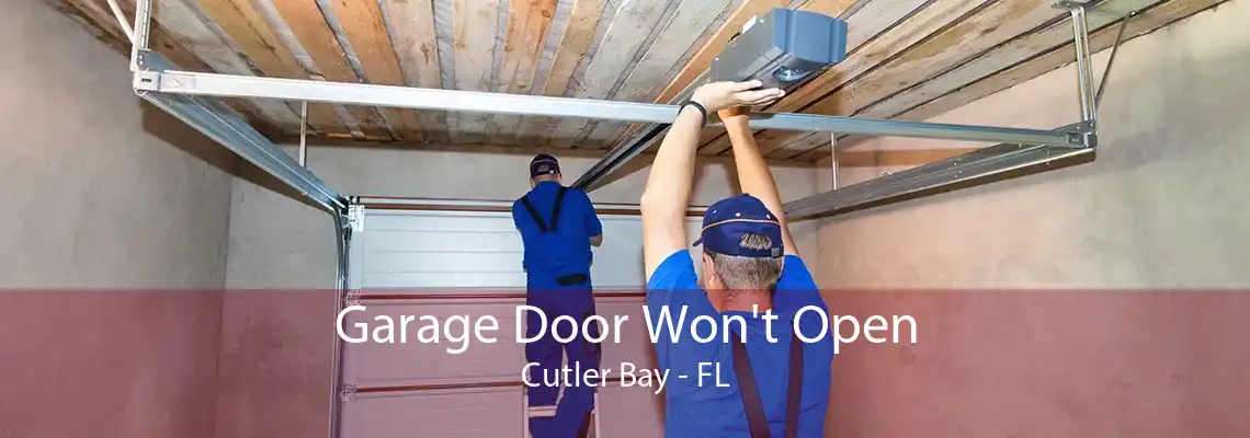 Garage Door Won't Open Cutler Bay - FL